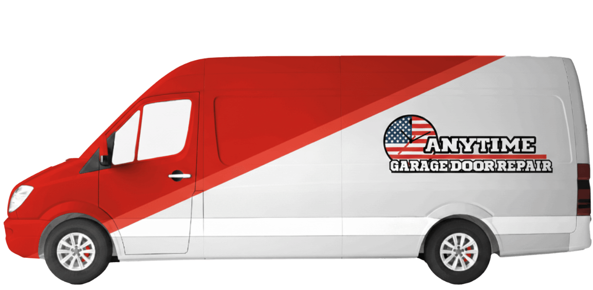 anytime garage door repair van image